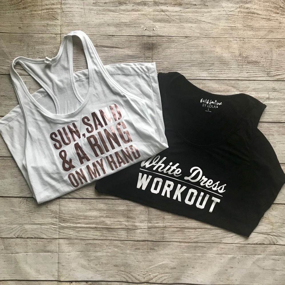Bridal Tank Tops Size L